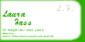 laura hass business card